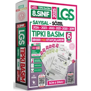 İnformal Yayınları   (Sınıf: 8)  2025 Lgs Sayısal - Sözel Tıpkı Basım 6 Fasikül Deneme