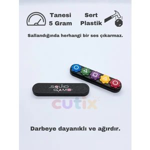 Squid Game 5 Taş Seti Beştaş Oyuncak Renkli Taş Gonggi Squid Game 2 Squid Game Gonggi Oyunu