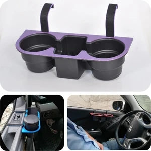 HR PLAST araç içi oto bardaklık ve bardak içecek telefon tutucu organizer Mor Renk Seçeneği