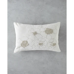 English Home Buds Nakışlı Dekoratif Kırlent 33 x 50  cm  Ekru