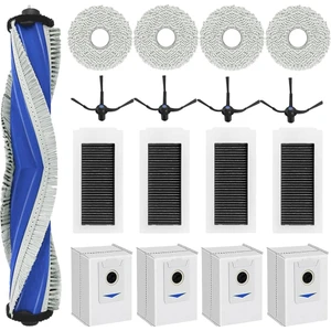 Ecovacs Deebot X5 Pro, X5 Omni Robot Süpürge Ana Yan Fırça Hepa Filtreler Paspas Bezi Toz Torbaları Aksesuarlar (Yurt Dışından)