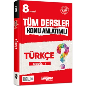 Ankara Yayıncılık 8.Sınıf Tüm Dersler Konu Anlatımlı Türkçe Modül