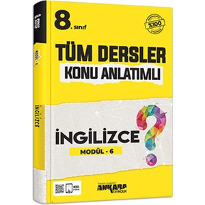 Ankara Yayıncılık 8. Sınıf Tüm Dersler Konu Anlatımlı İngilizce M
