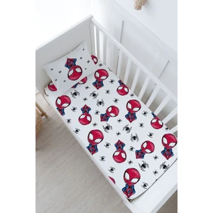 Tuğba Kuğu Bebek Boy Lastikli Çarşaf Seti - For Baby Serisi - Örümcek Adam