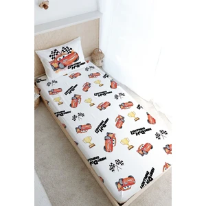 Tuğba Kuğu Tek Kişilik Lastikli Çarşaf Seti - Cartoon Serisi - Şimşek Mcquenn