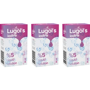 DR. CLAIMFORMULA Lugol's Solution Iyot %5 Damla 30 ml - 3 Adet