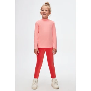 Somon Basic Kışlık Yarım Balıkçı Yaka Uzun Kollu Kız Çocuk Tişört