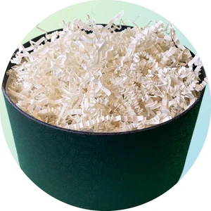 1 kg Zigzag Kırpık Kağıt , Kırpıntı Kağıt * Krem