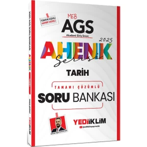 Yediiklim Yayınları   2025 Meb Ags Ahenk Serisi Tarih Tamamı Çözümlü Soru Bankası