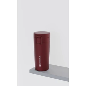 Locksip 380 ml /13 Oz Çelik Termos - Bordo