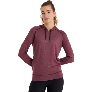 Kadın Kapüşonlu Flash Thermal Bordo Sweatshirt C8T3N9O5