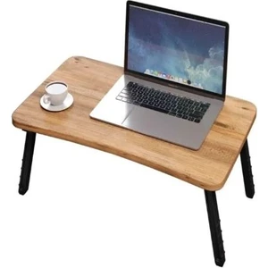 Nifi Art Laptop Sehpası Seyyar Kahvaltı Masası Katlanır Çalışma Sehpası Atlantik Çam