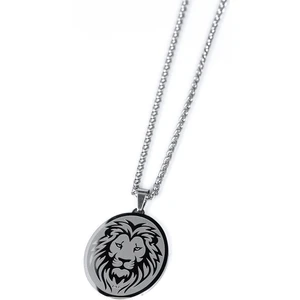 Gs Store Galatasaray Aslan Çelik Kolye HKG2402