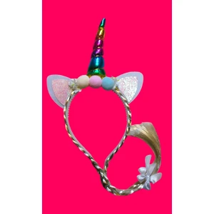 Madam Shushu Unicorn Postişli Çocuk Taç