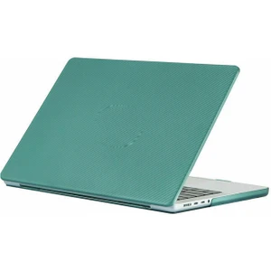 Hk Teknoloji Macbook Pro 14 Inç 2024 A3112 M4 Işlemcili Uyumlu Koruma Karbon Hardcase Kapak Kılıf