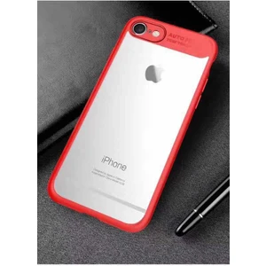 Vardar Aksesuar Apple iPhone 6 Plus / 6s Plus Uyumlu Kılıf Özel Tasarım Renkli Yumuşak Silikon Kenarlı Arkası Şeffaf Kapak