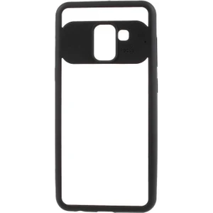 Galaxy A6 2018 Uyumlu Kılıf Özel Tasarım Renkli Yumuşak Silikon Kenarlı Arkası Şeffaf Kapak