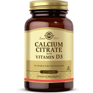 Solgarsolgar Calcium Citrate With Vitamin D 3 60 Tablet