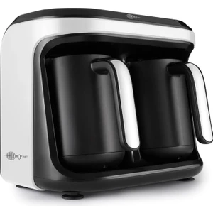 Türk Kahve Makinesi, Közde ve Aromalı Türk Kahvesi, Aynı Anda 2 Cezve Kullanımı 10 Fincan Kapasite