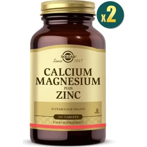 Calcium Magnesium Plus Zinc 100 Tablet 2 Adet