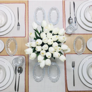 Etamin İşlemelik Kenarları işlemeli Runner