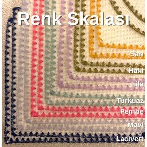 Etamin İşlemelik Kenarları işlemeli Runner