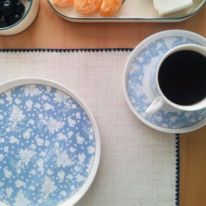 Etamin İşlemelik Kenarları işlemeli Runner