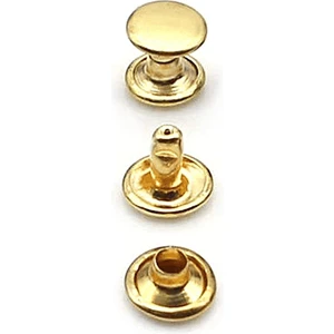 5 mm 00 No Altın Renkli Perçin Rivet 30 Adet
