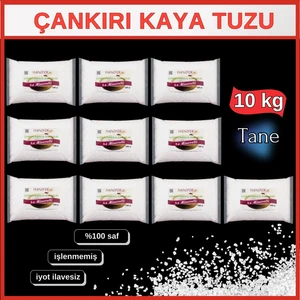 Hanzade Bitkisel 84 Mineralli Çankırı Kristal Tane Kaya Tuzu 10 Kg