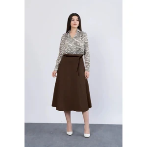 Kadın Çan Model Iç Göstermeyen Balon Etek Puf Scuba Kloş Volan Etek