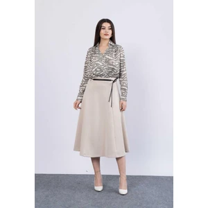 Kadın Çan Model Iç Göstermeyen Balon Etek Puf Scuba Kloş Volan Etek