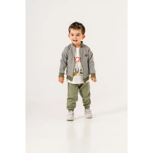 JNF Kids Erkek Bebek Çizgili Üçlü Spor Takım