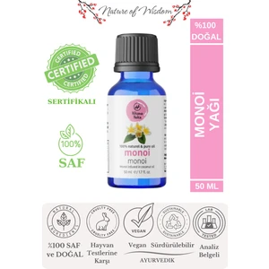 Hikona Heka Monoi Yağı (Monoi Oil)  Saf ve Doğal Soğuk Sıkım 50 ml