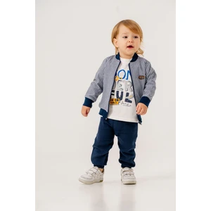 JNF Kids Erkek Bebek Çizgili Üçlü Spor Takım