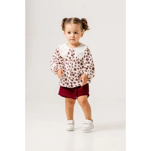 Kız Bebek Fistolu Şort Etek Takım (Külotlu Çorap Hediyeli)