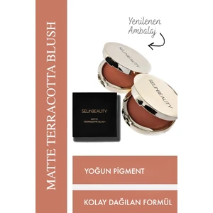 Selin Beauty Matte Terracota Allık Kahverengi Mat Bitiş Tüm Cilt Tipleri