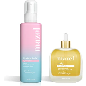 Mazel Hair Care Saç Bakım Spreyi & Saç Bakım Yağı 2'li Set