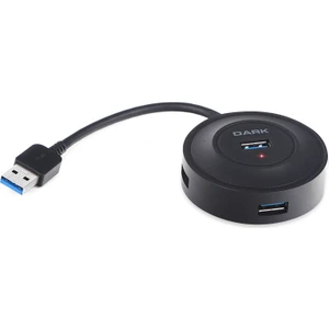 DK-AC-USB344 4 Port USB 3.0 USB Hub Siyah