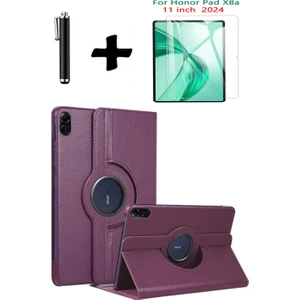TEKNETSTORE Honor Pad X8A 11 Inç 360° Dönebilen Standlı Tablet Kılıfı Ekran Koruyucu ve Kalem Seti