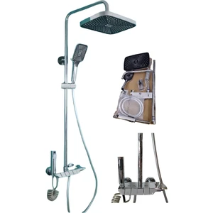 Piyano Robot Tepe Duş Seti Yağmur Tepe Banyo 4 Tuşlu Batarya Dahil Duş Seti