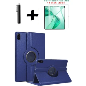 TEKNETSTORE Honor Pad X8A 11 Inç 360° Dönebilen Standlı Tablet Kılıfı Ekran Koruyucu ve Kalem Seti