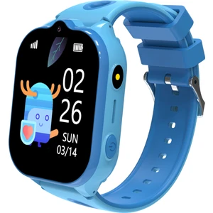 Smart Kids KN8101 Mavi Sim Kartlı Kameralı Canlı Konum Takibi ve SOS acil arama Akıllı Çocuk Saati