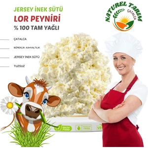 Naturel Jersey Inek Sütü Lor Peyniri