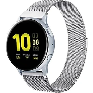 MMP Shop Huawei Watch 3 Gt Gt2 GT2E Gt3 Gt4 Gt5 Pro Se Elite 46MM Uyumlu 22MM Metal Örğü Hasır Manyetik Kordon