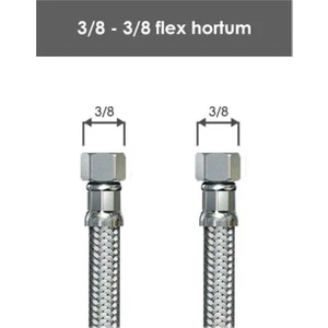 Sıcak Soğuk Su Bağlantı Hortumu 3/8 3/8