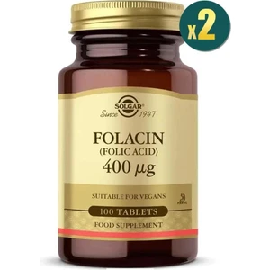 Folic Acid 400 Mcg 100 Tablet 2 Adet