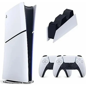 Playstatıon 5 Slım Dıgıtal Çift Kollu + Şarj Istasyonu 1tb Oyun Konsolu