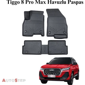 Autostep Chery Tiggo 8 Pro Max 3D Havuzlu Paspas