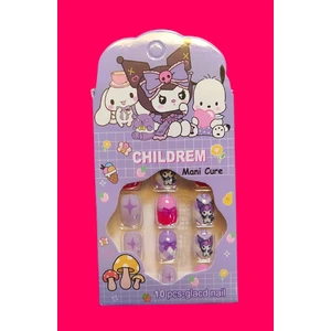 Kuromi Çocuk Takma Tırnağı