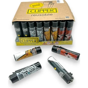 Clipper  Taşlı Çakmak 4 Adet